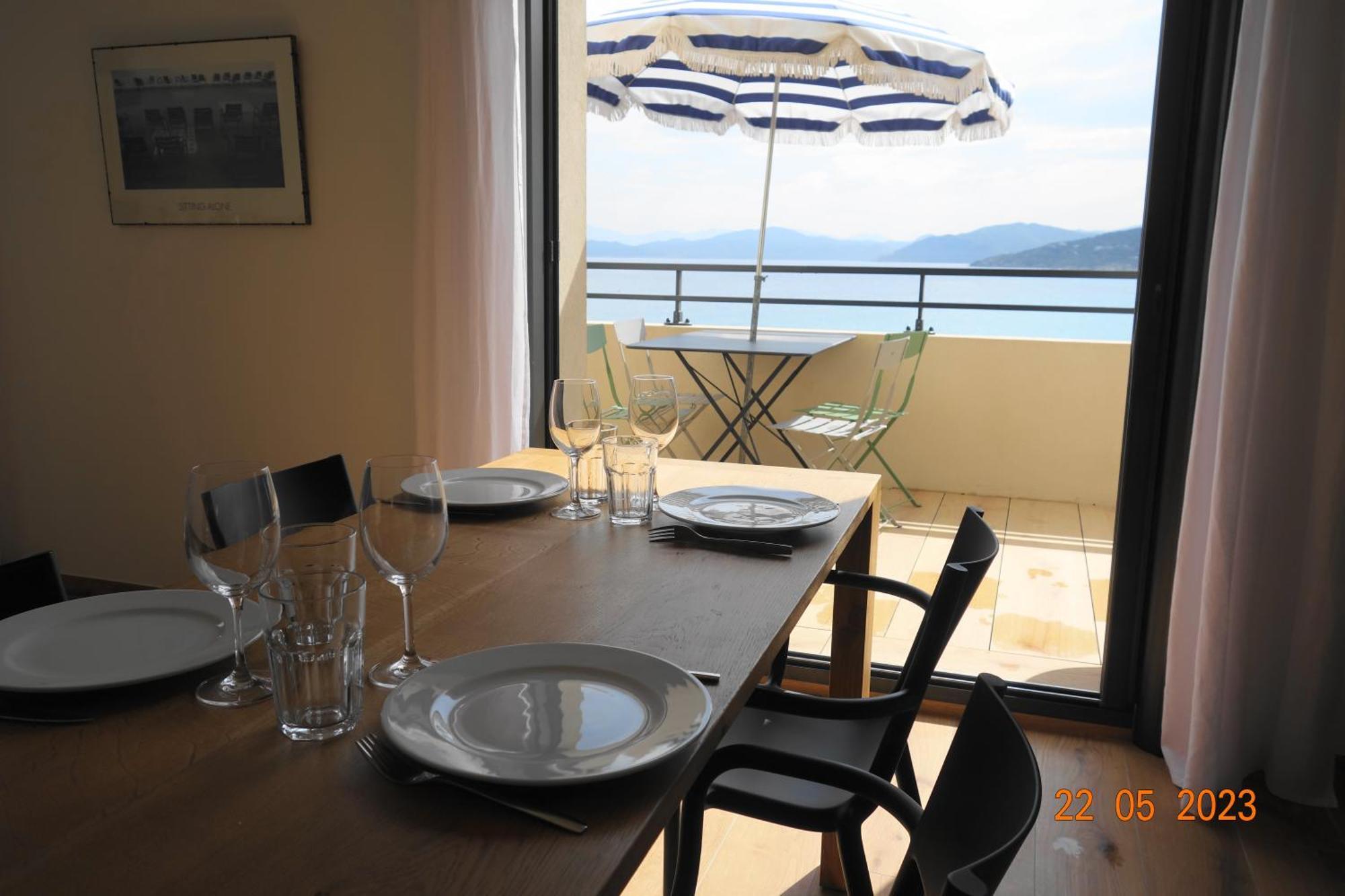 Appartement L'Ambre à LʼÎle-Rousse Extérieur photo